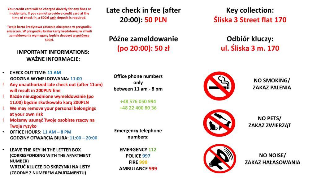 Shortstaypoland Sienna Βαρσοβία Εξωτερικό φωτογραφία